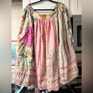 🩷SOLD!! OOAK Magnolia Pearl Patchwork Skirt NWT! 🩷